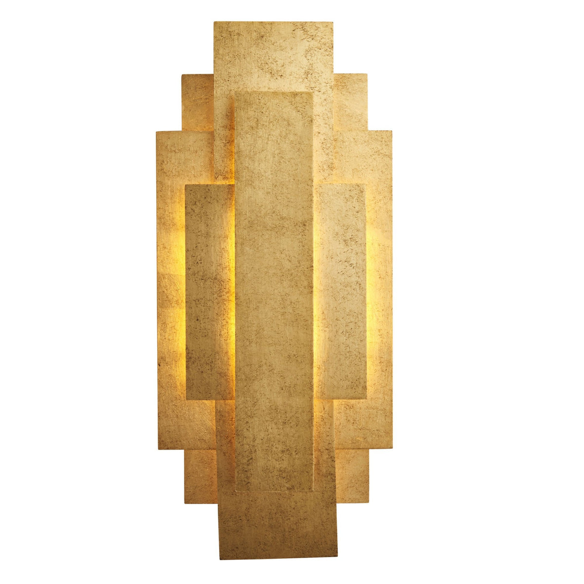 Westbourne Antique Gold Leaf Wall Light