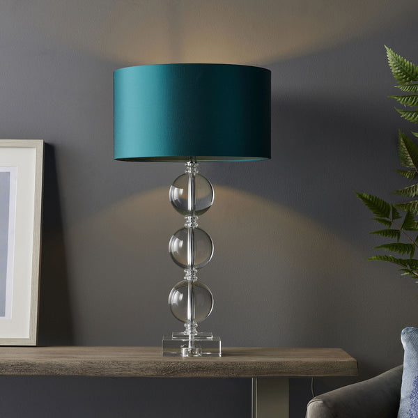 Putney Crystal Three Sphere Table Lamp Base