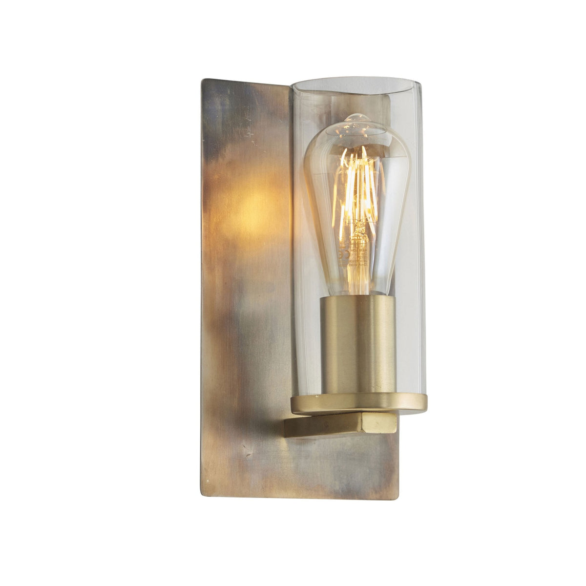 An isolated view of the wall light on a white background, showcasing its design.