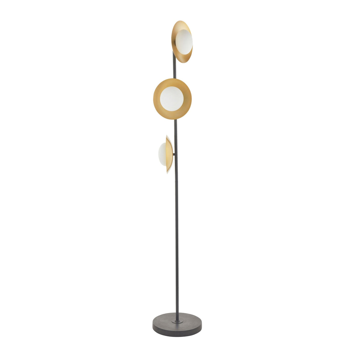 Alderney Floor Lamp in Gold & Dark Bronze