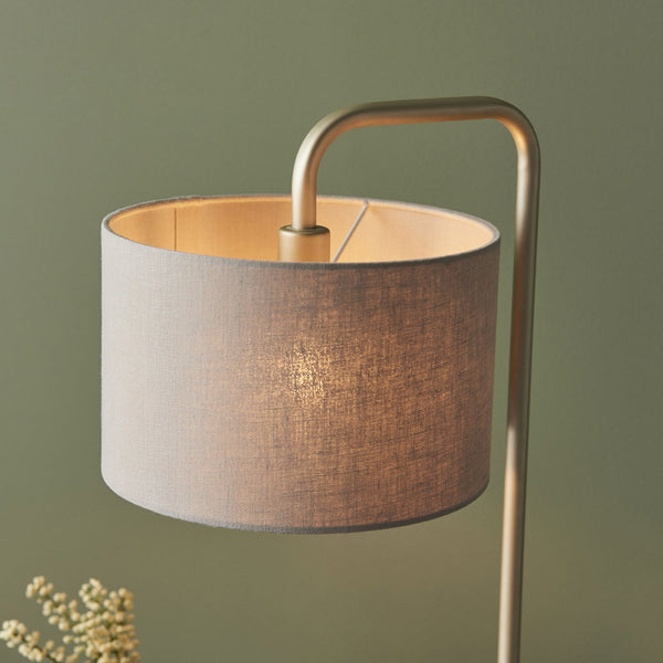 Landis Table Lamp in Satin Champagne