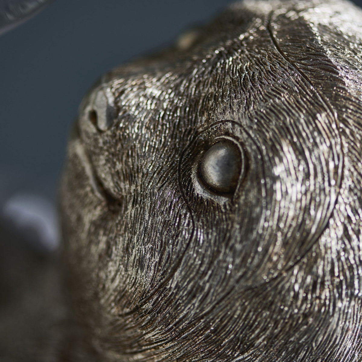 Sloth Table Lamp in Vintage Silver