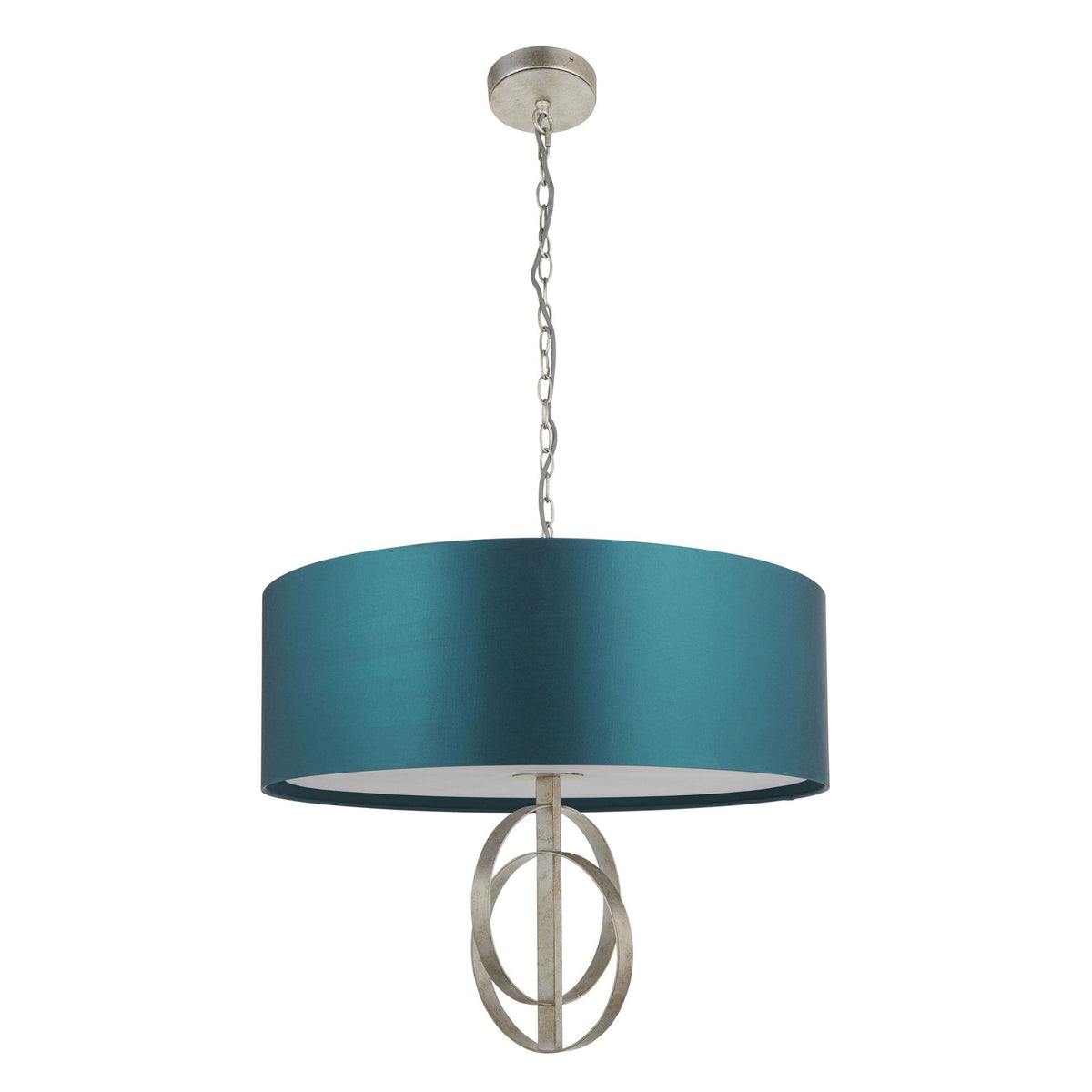 The pendant light on a white background, perfect for showcasing product details and dimensions.