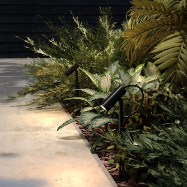 Myos IP65 Outdoor Spotlight in Textured Black Finsh