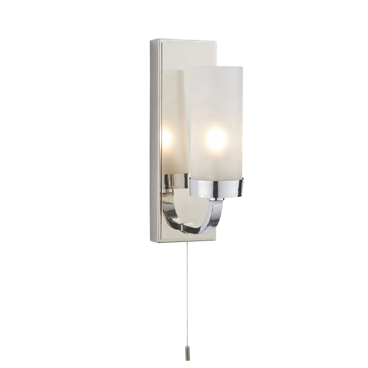 Edrea IP44 Switched Bathroom Wall Light in Chrome