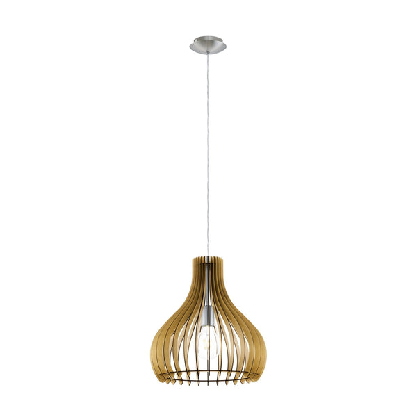 Tindori 380 Wooden Pendant Light in Maple