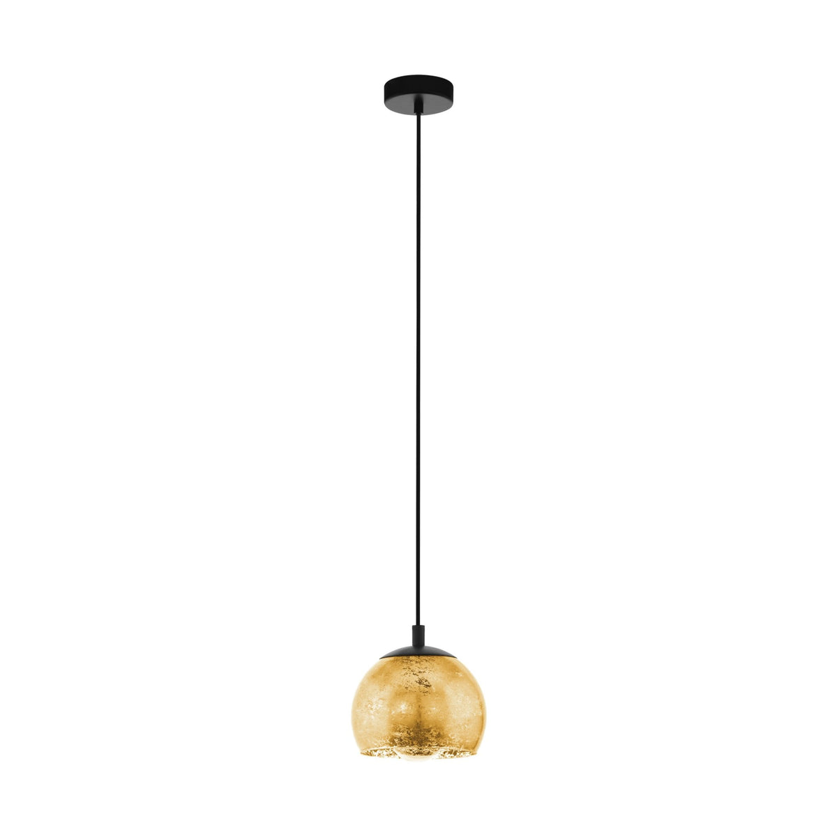 Albaraccin Single 190mm Pendant with Gold Glass