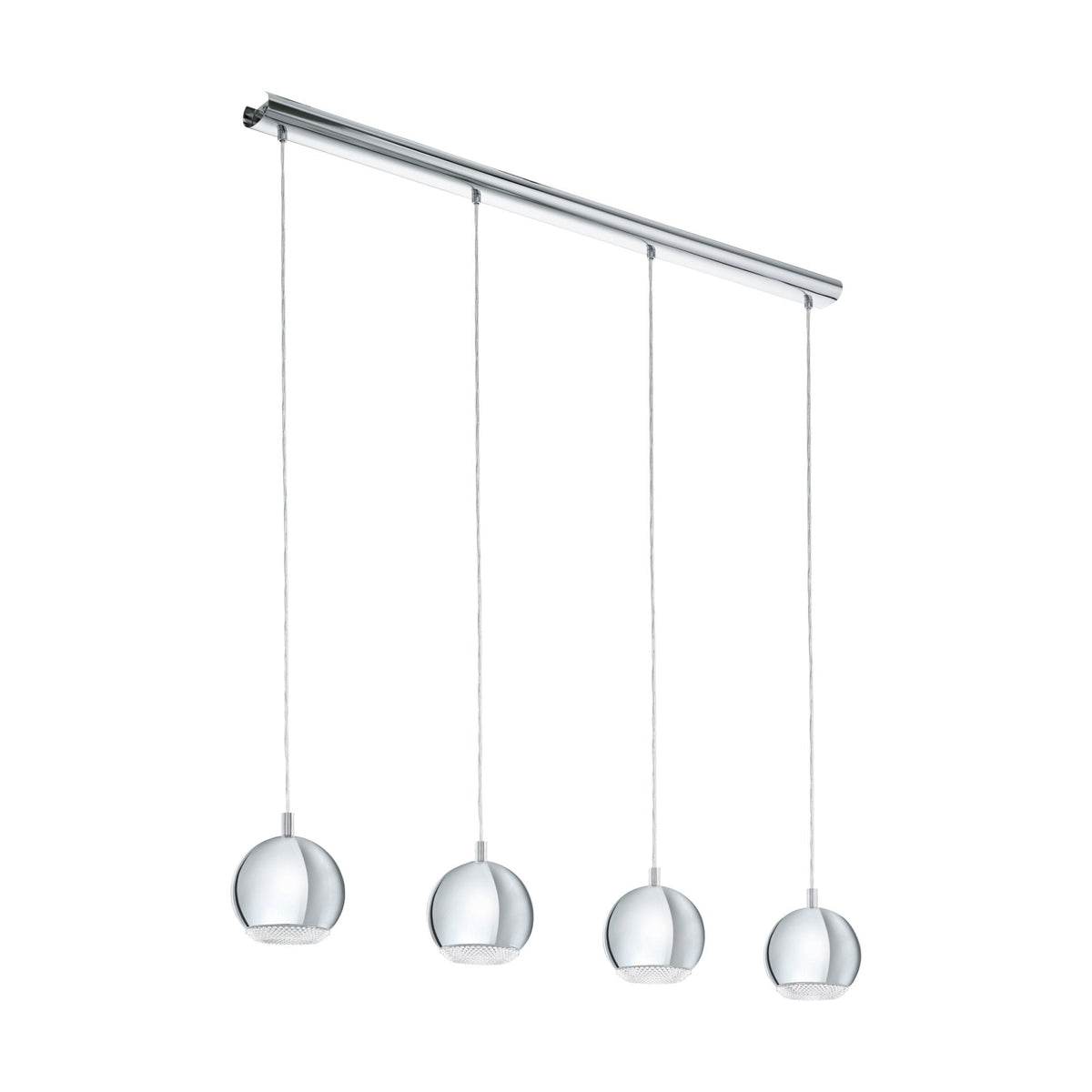 Conessa Four Drop Bar Pendant in Chrome