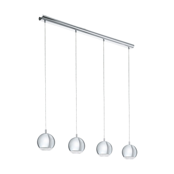 Conessa Four Drop Bar Pendant in Chrome
