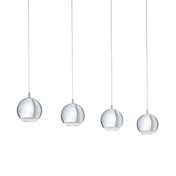 Conessa Four Drop Bar Pendant in Chrome
