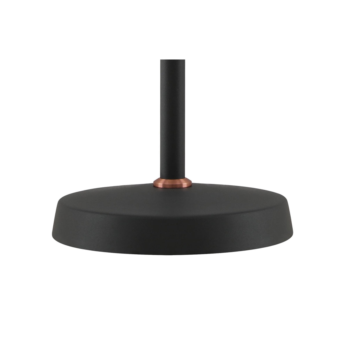 Modbury Adjustable Table Lamp in Textured Graphite & Copper