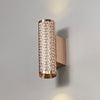 Stratton Rose Gold Twin Wall Light