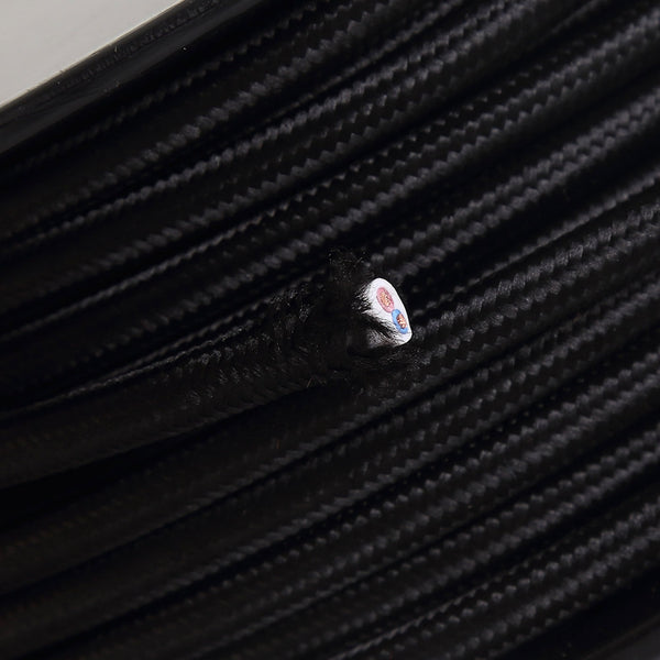 Abode Black Braided Cable 2 Core 0.75mm