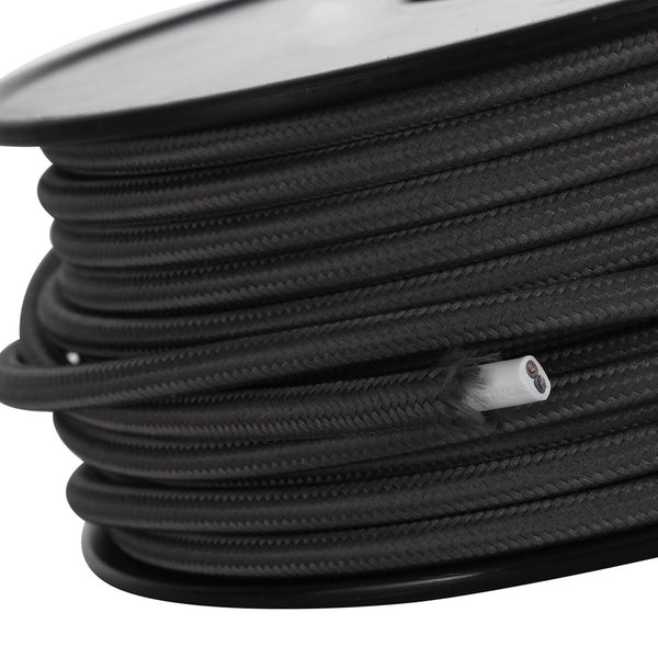 Abode Grey Braided Cable 2 Core 0.75mm
