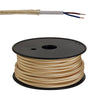 Abode Gold Braided Cable 2 Core 0.75mm
