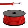 Abode Red Braided Cable 2 Core 0.75mm