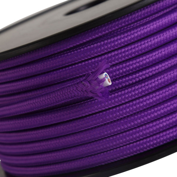 Abode Purple Braided Cable 2 Core 0.75mm