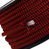 Abode Red & Black Wave Stripes Braided Cable 2 Core 0.75mm