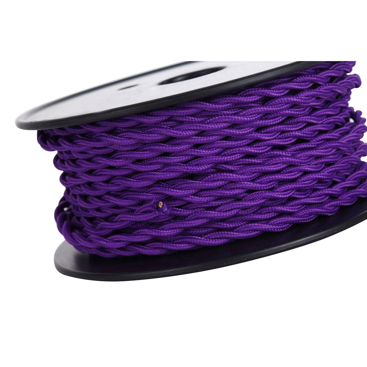 Abode Twisted Purple Braided Cable 2 Core 0.75mm