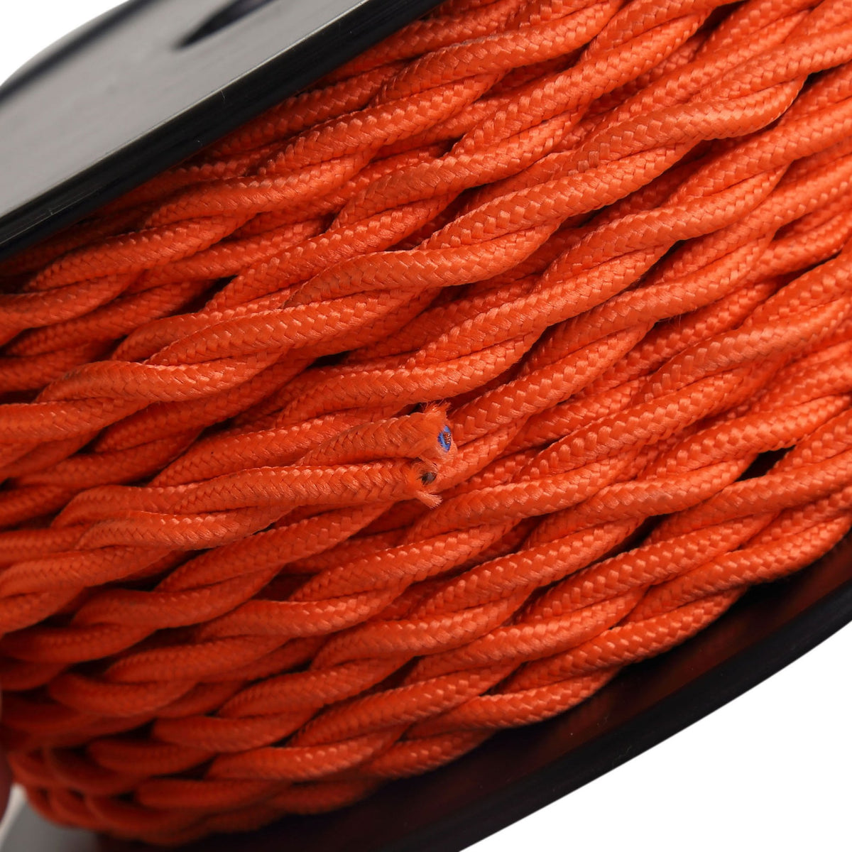 Abode Twisted Orange Braided Cable 2 Core 0.75mm