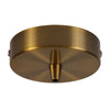Abode Single Cable Round Ceiling Rose in Brushed Brown Bronze