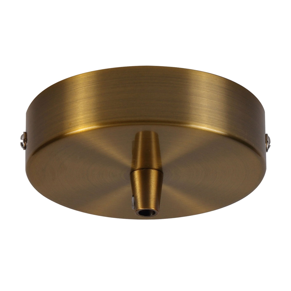 Abode Single Cable Round Ceiling Rose in Brushed Brown Bronze