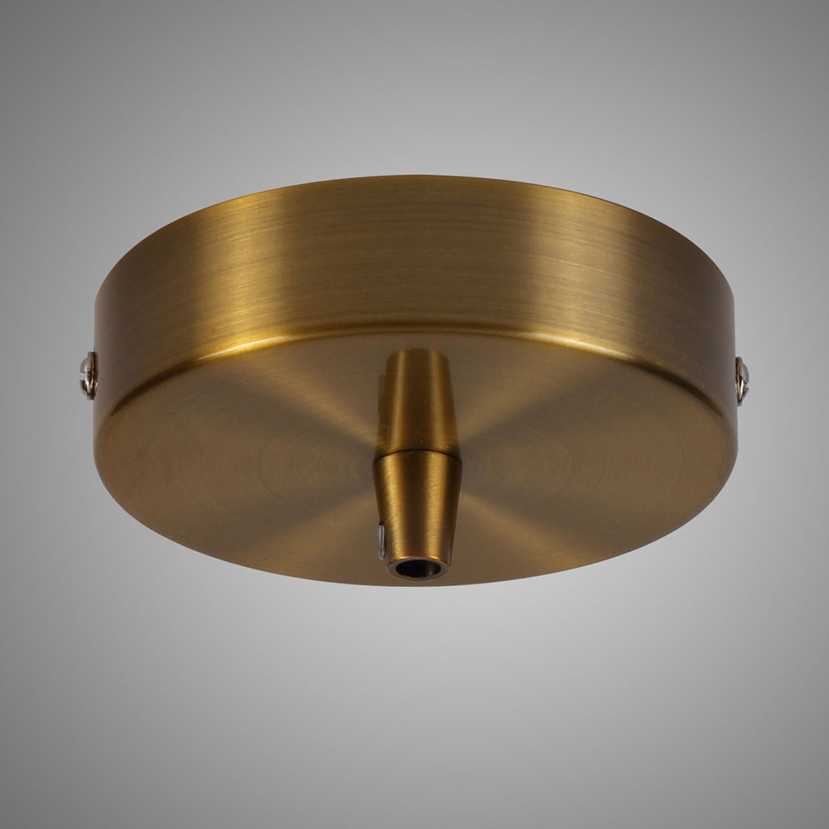 Abode Single Cable Round Ceiling Rose in Brushed Brown Bronze