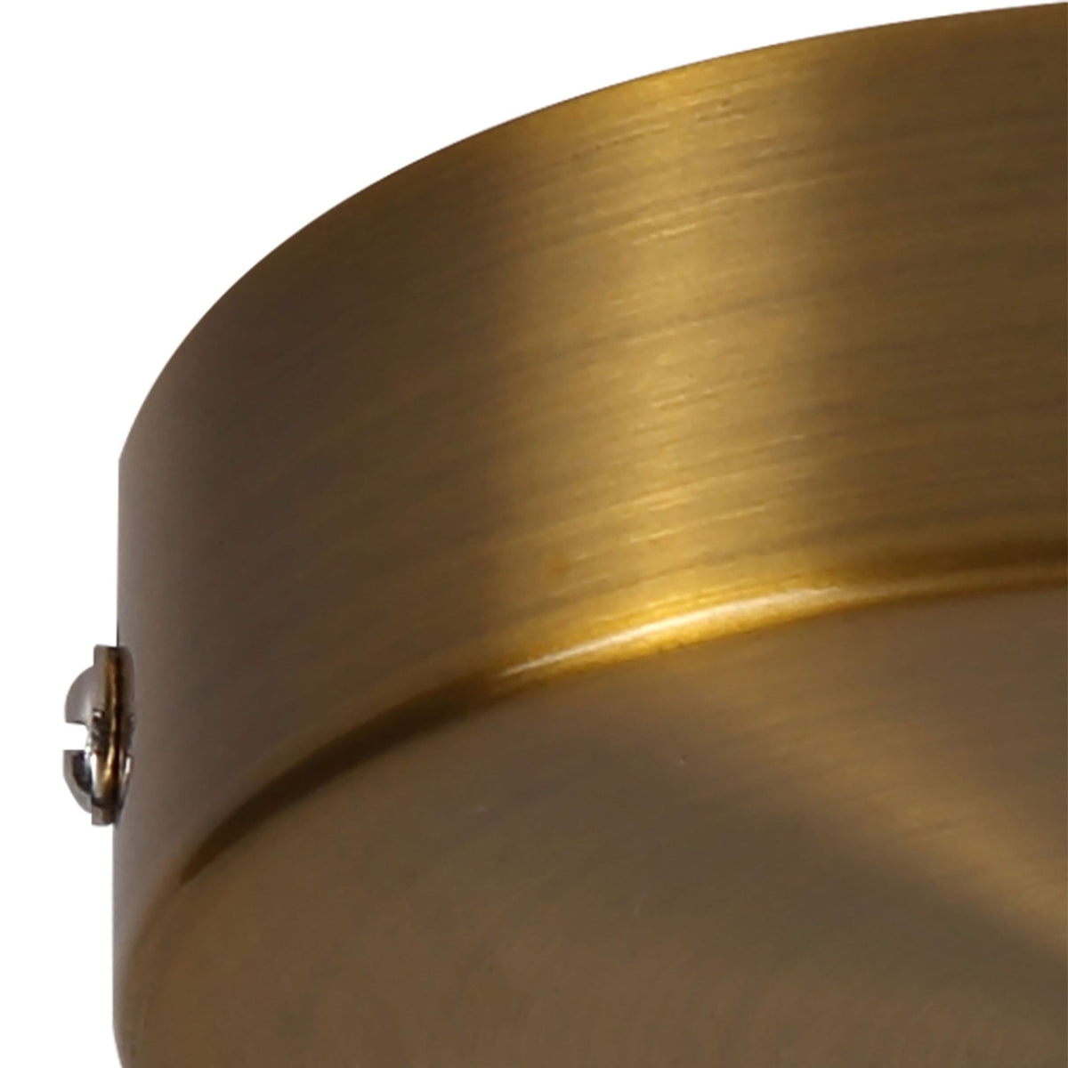 Abode Single Cable Round Ceiling Rose in Brushed Brown Bronze