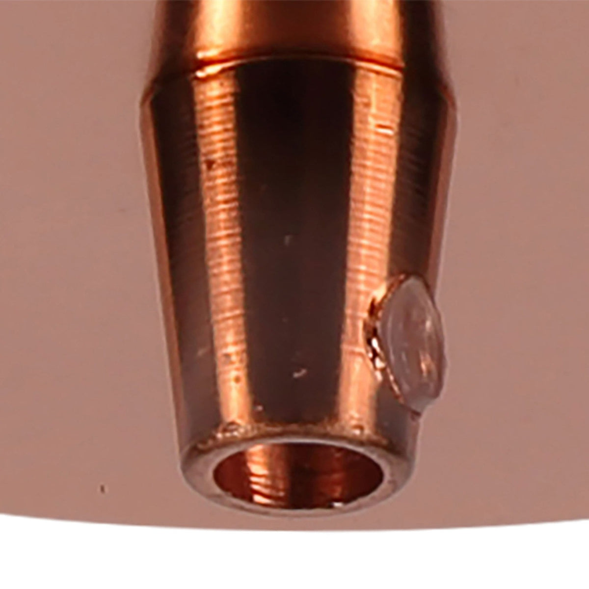 Abode Single Cable Round Ceiling Rose in Copper