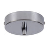 Abode Single Cable Round Ceiling Rose in Chrome