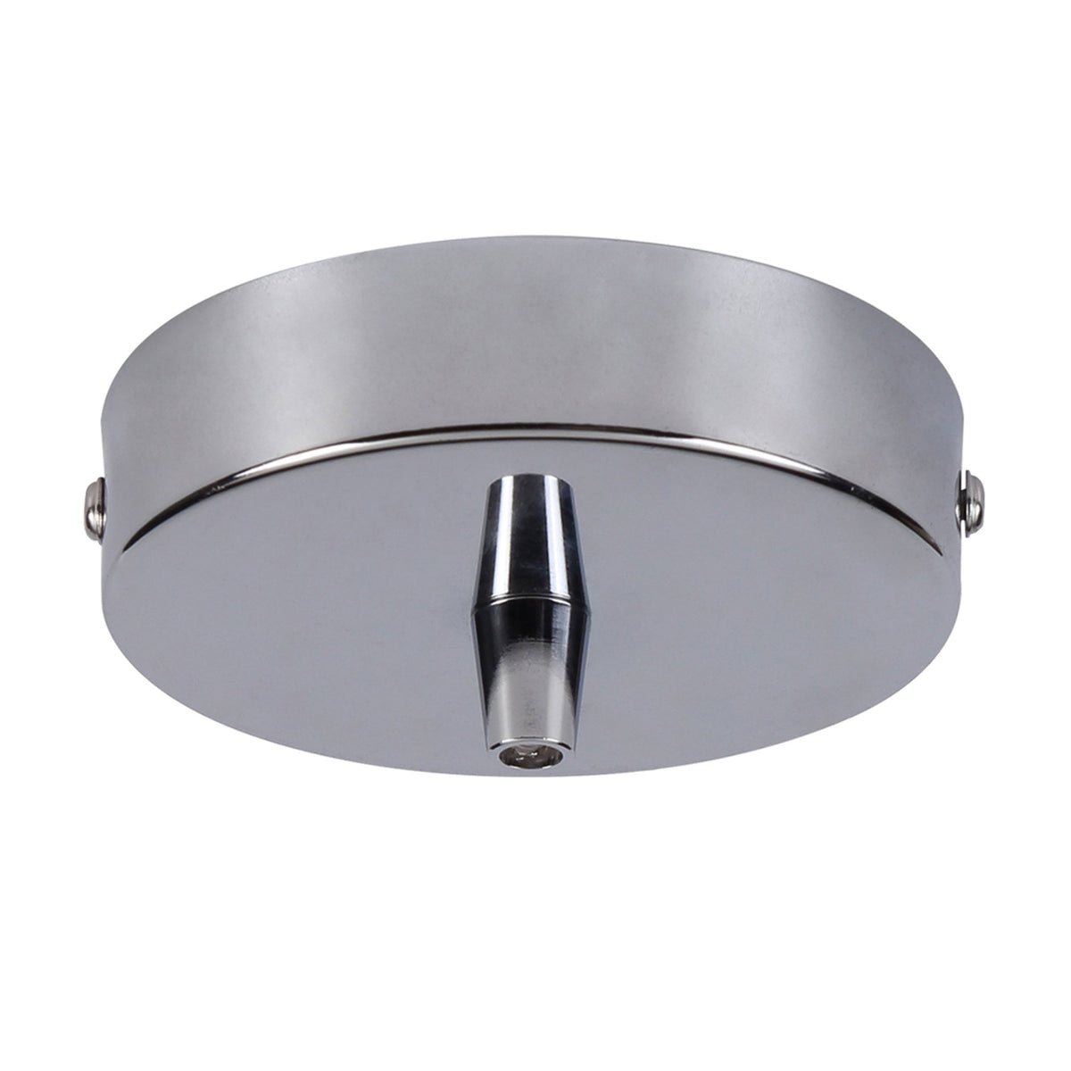 Abode Single Cable Round Ceiling Rose in Chrome