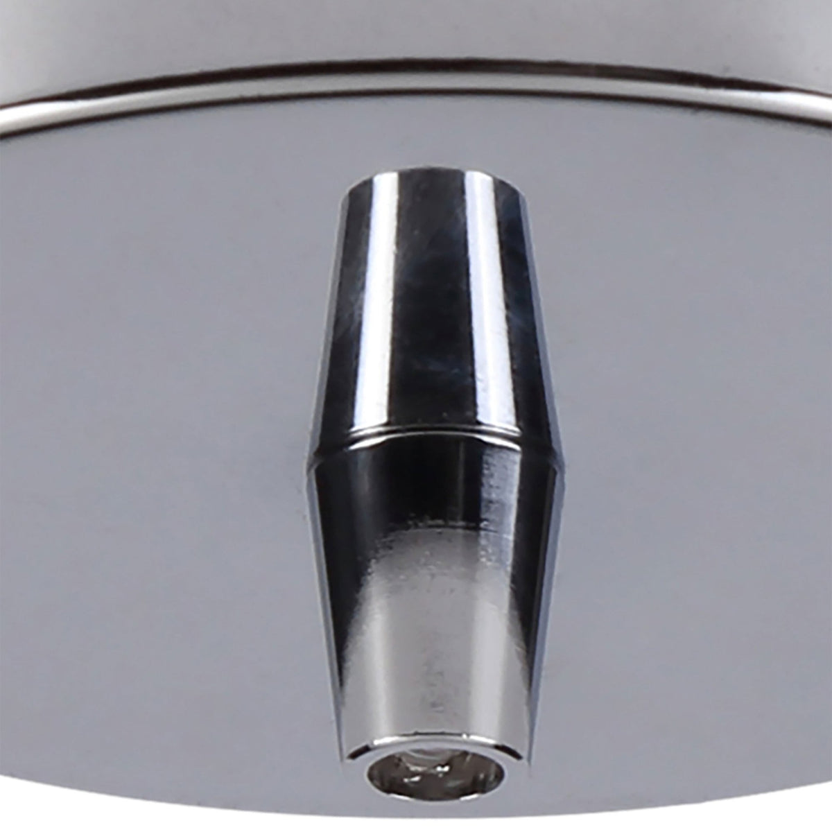 Abode Single Cable Round Ceiling Rose in Chrome