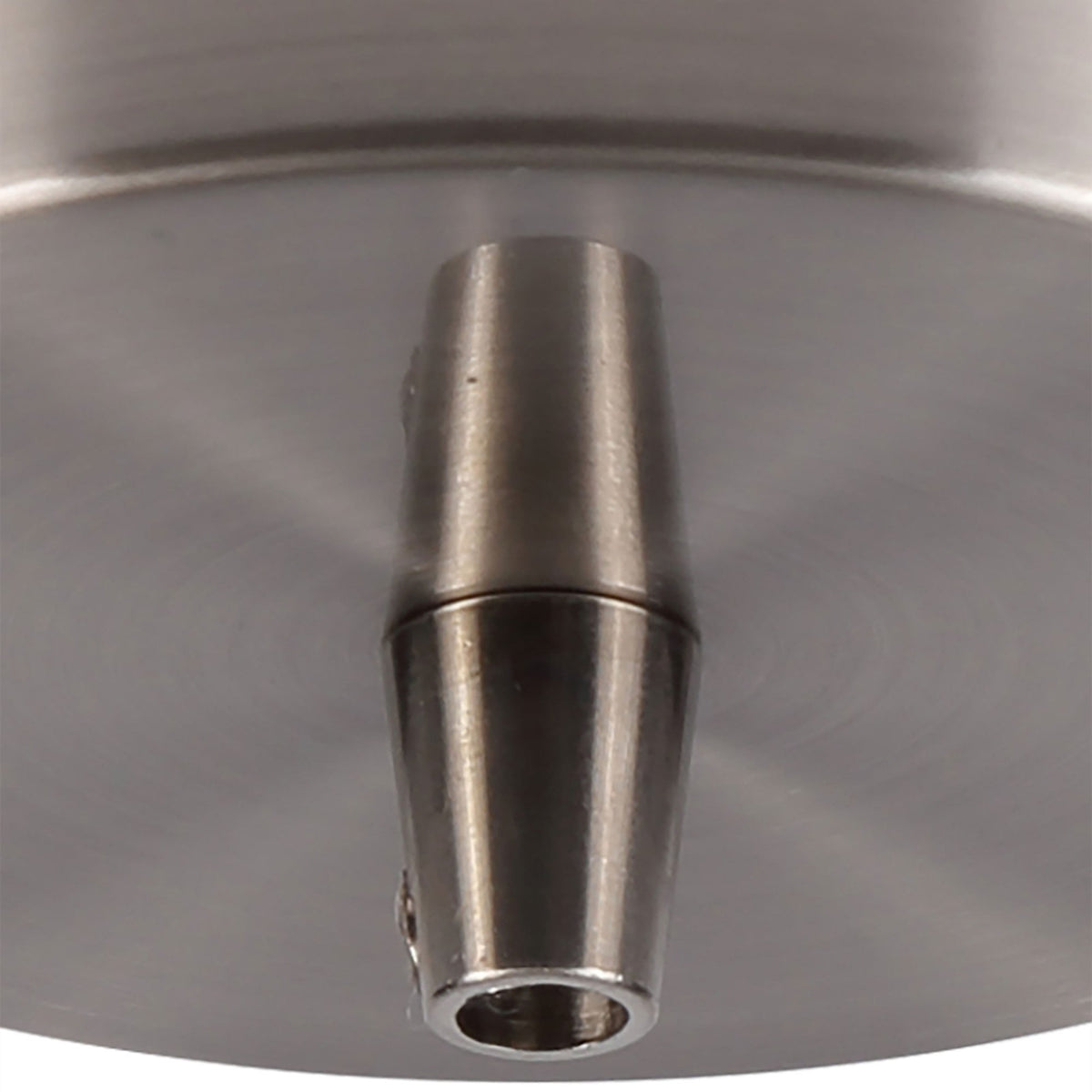 Abode Single Cable Round Ceiling Rose in Brushed Nickel