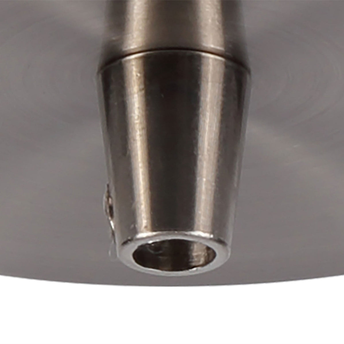 Abode Single Cable Round Ceiling Rose in Brushed Nickel