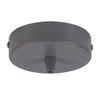 Abode Single Cable Round Ceiling Rose in Grey