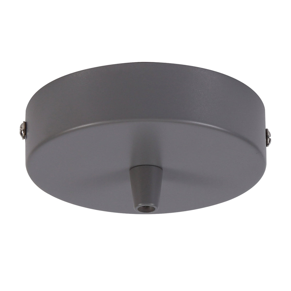 Abode Single Cable Round Ceiling Rose in Grey