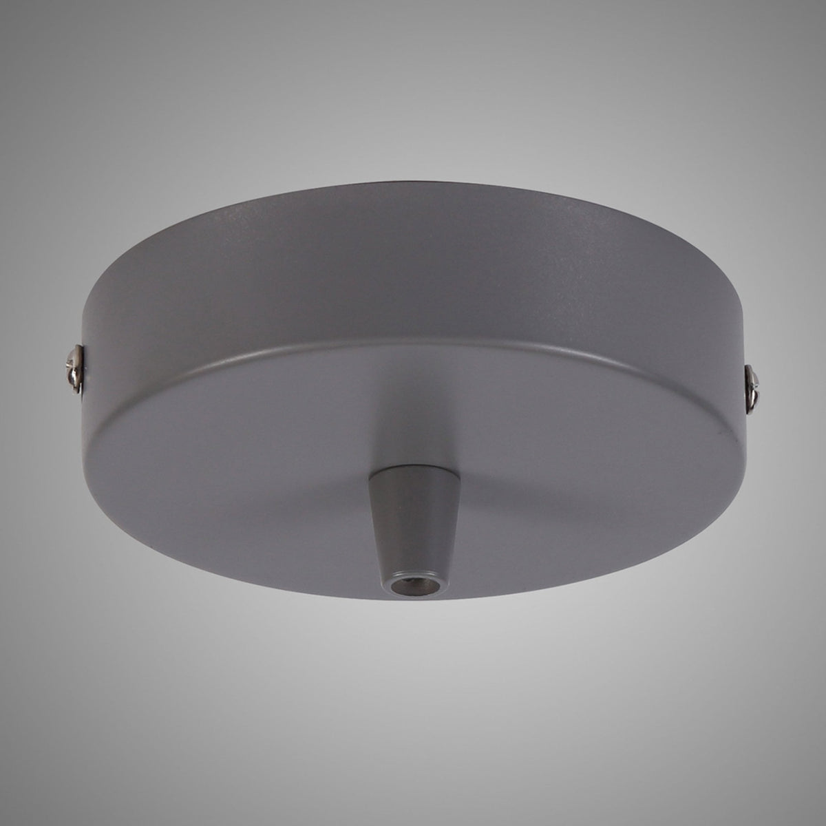 Abode Single Cable Round Ceiling Rose in Grey