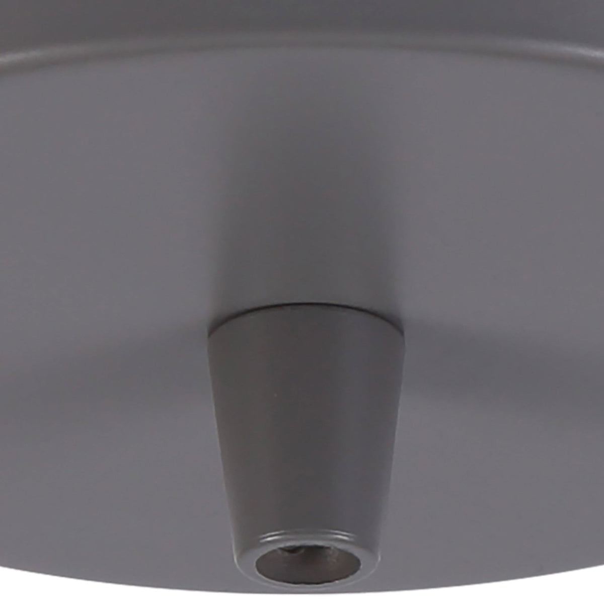 Abode Single Cable Round Ceiling Rose in Grey