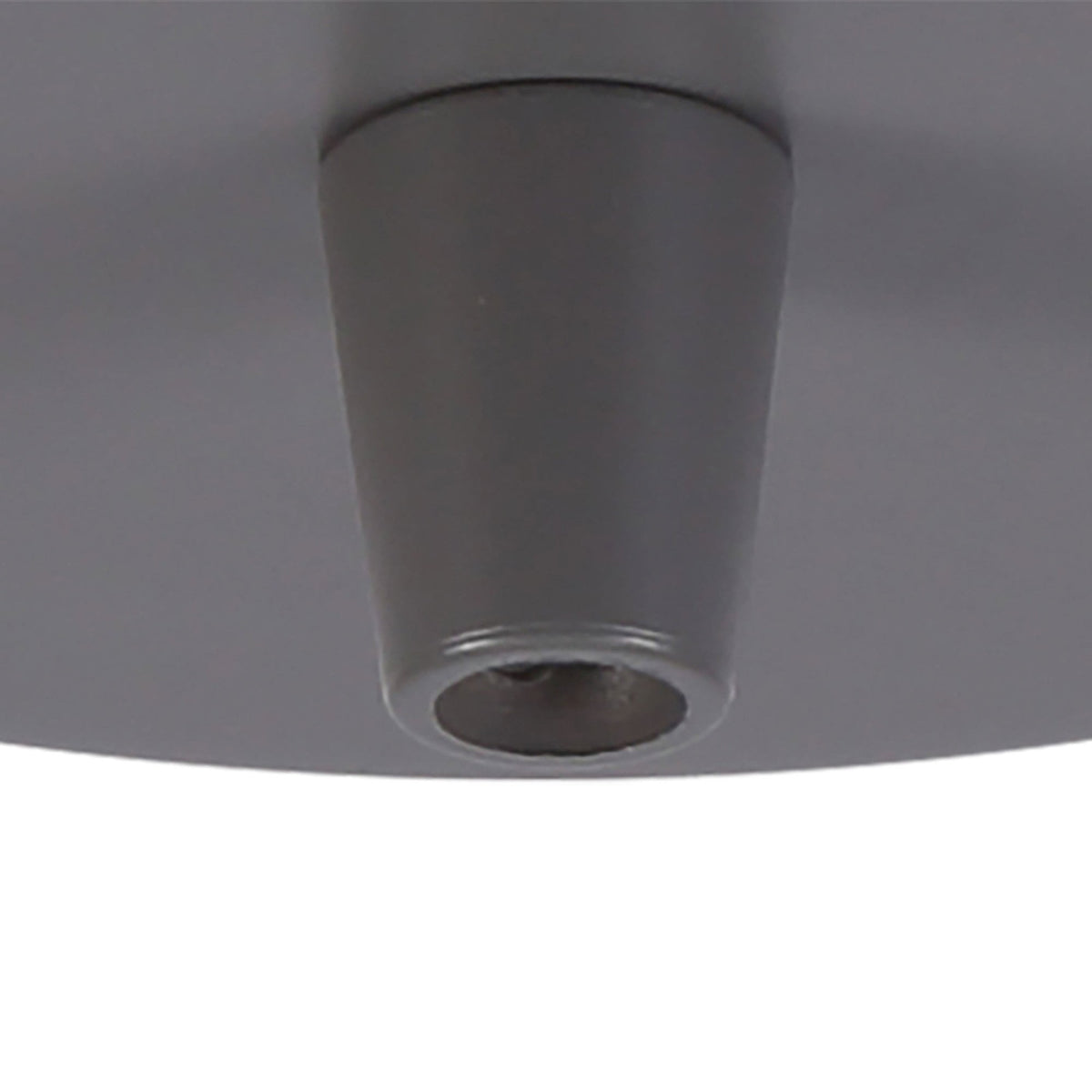 Abode Single Cable Round Ceiling Rose in Grey