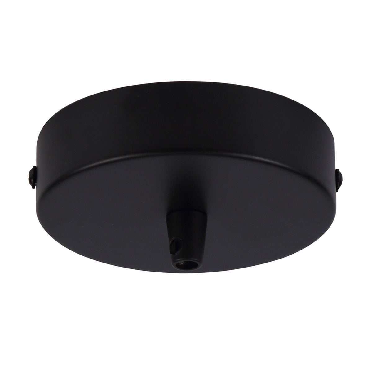 Abode Single Cable Round Ceiling Rose in Black