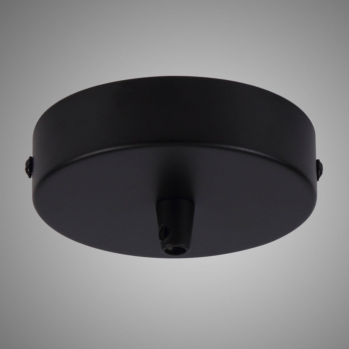 Abode Single Cable Round Ceiling Rose in Black