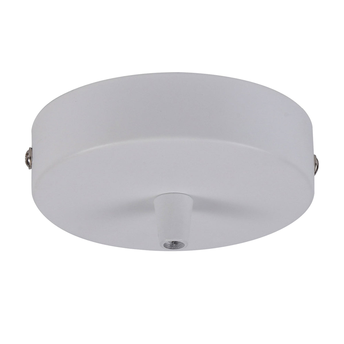 Abode Single Cable Round Ceiling Rose in White