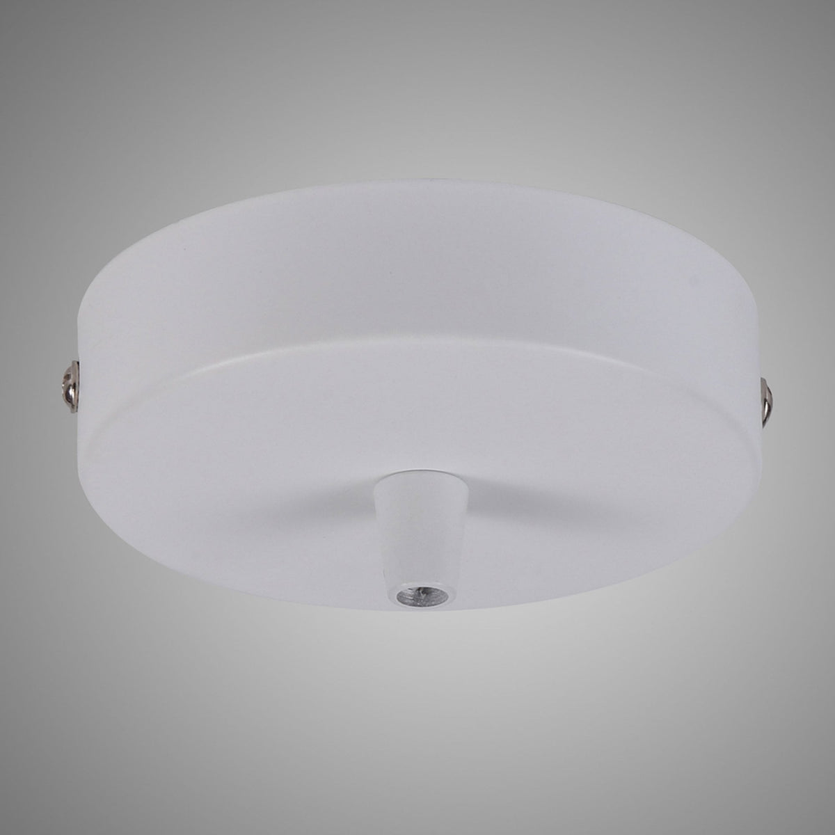Abode Single Cable Round Ceiling Rose in White