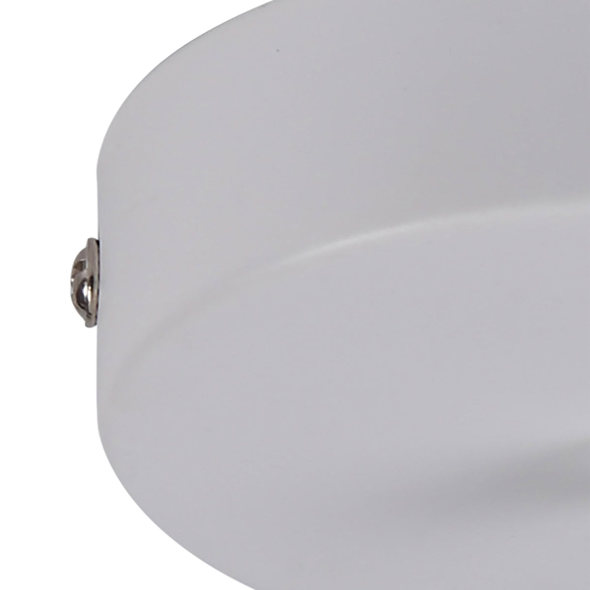 Abode Single Cable Round Ceiling Rose in White