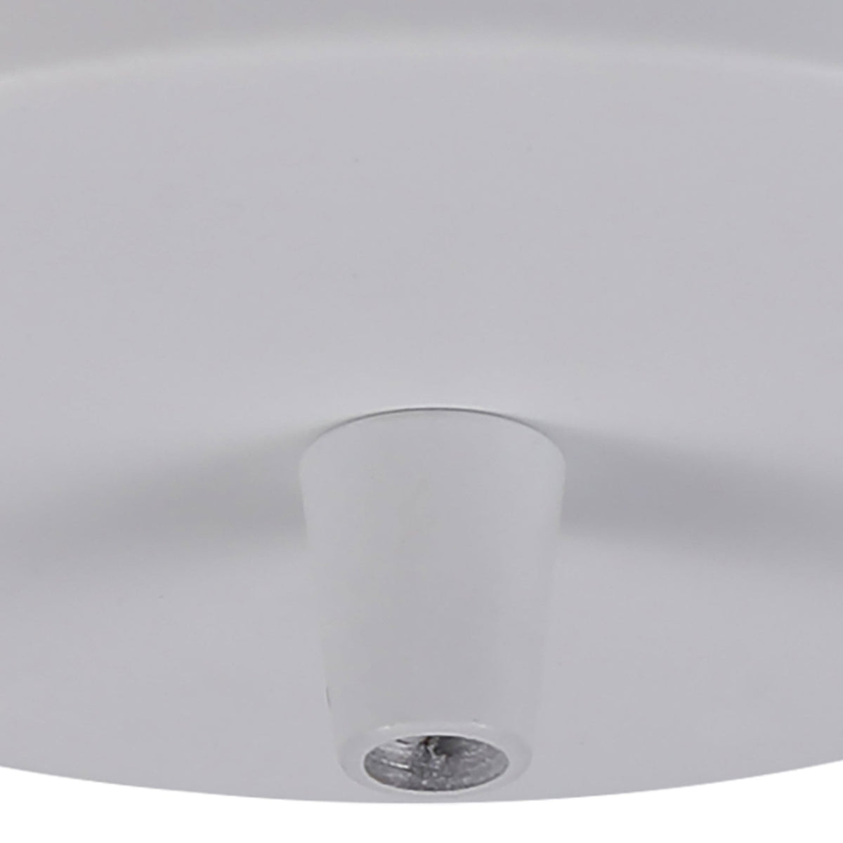 Abode Single Cable Round Ceiling Rose in White