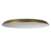 Abode Round Shallow 350mm Metal Lampshade in Brushed Brown Bronze