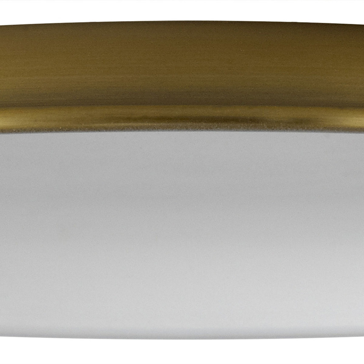 Abode Round Shallow 350mm Metal Lampshade in Brushed Brown Bronze