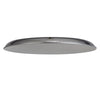Abode Round Shallow 350mm Metal Lampshade in Chrome