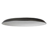 Abode Round Shallow 350mm Metal Lampshade in Black Chrome