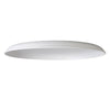 Abode Round Shallow 350mm Metal Lampshade in White